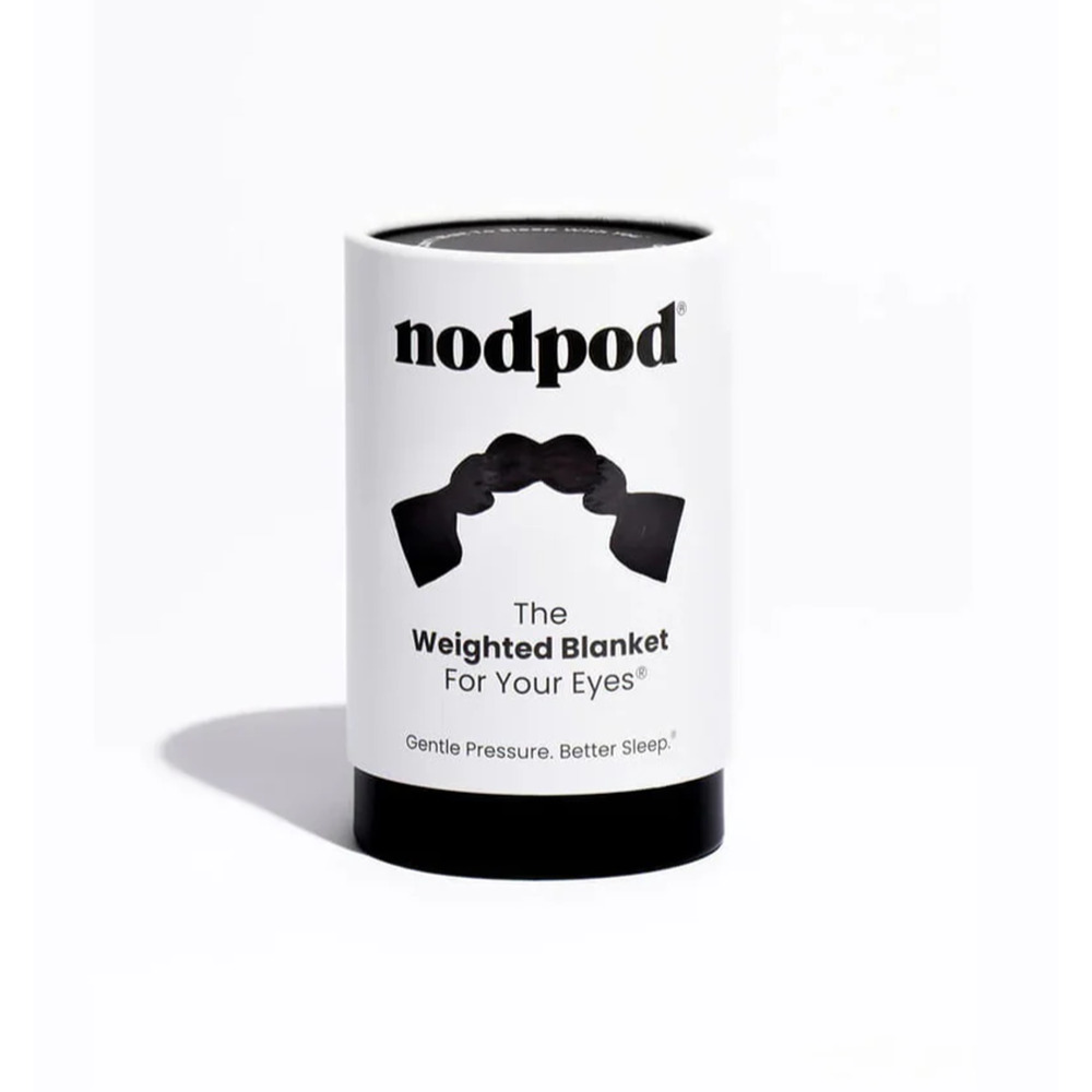 Nodpod Weighted Sleep Mask Black Eye Blanket Cooling Microfleece NEW - Picture 7 of 7